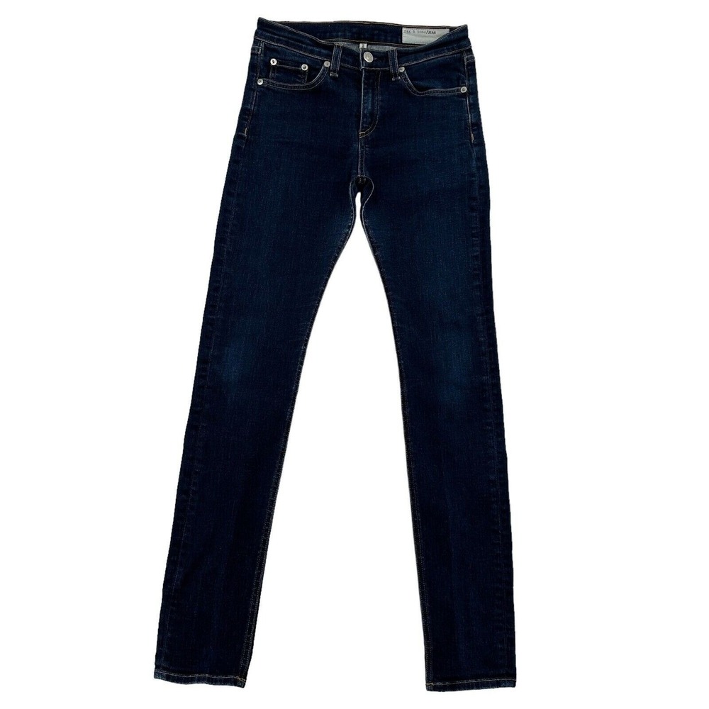 Rag Bone  Jean High Rise Skinny Jeans Dark Wash  W513K520 Preppy Women Size 27